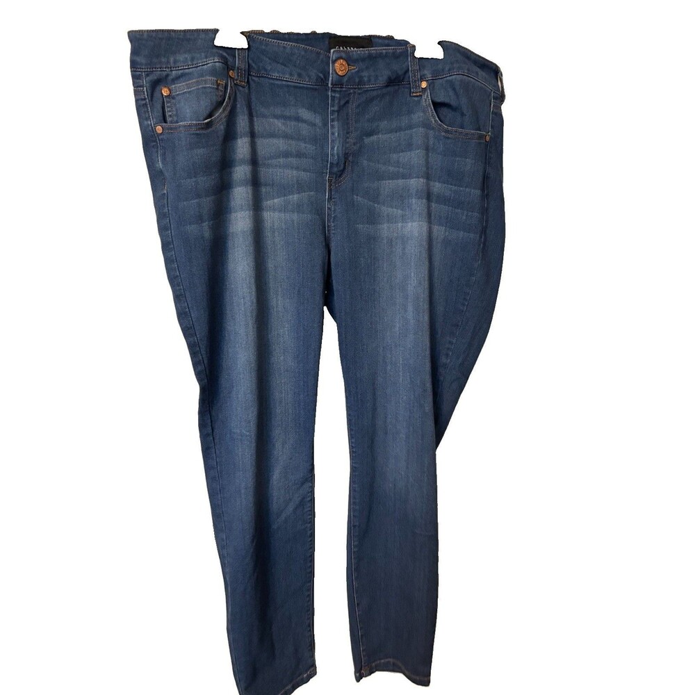Celebrity Pink Woman’s Jeans Size 22 Blue Mid Rise Skinny Stretch